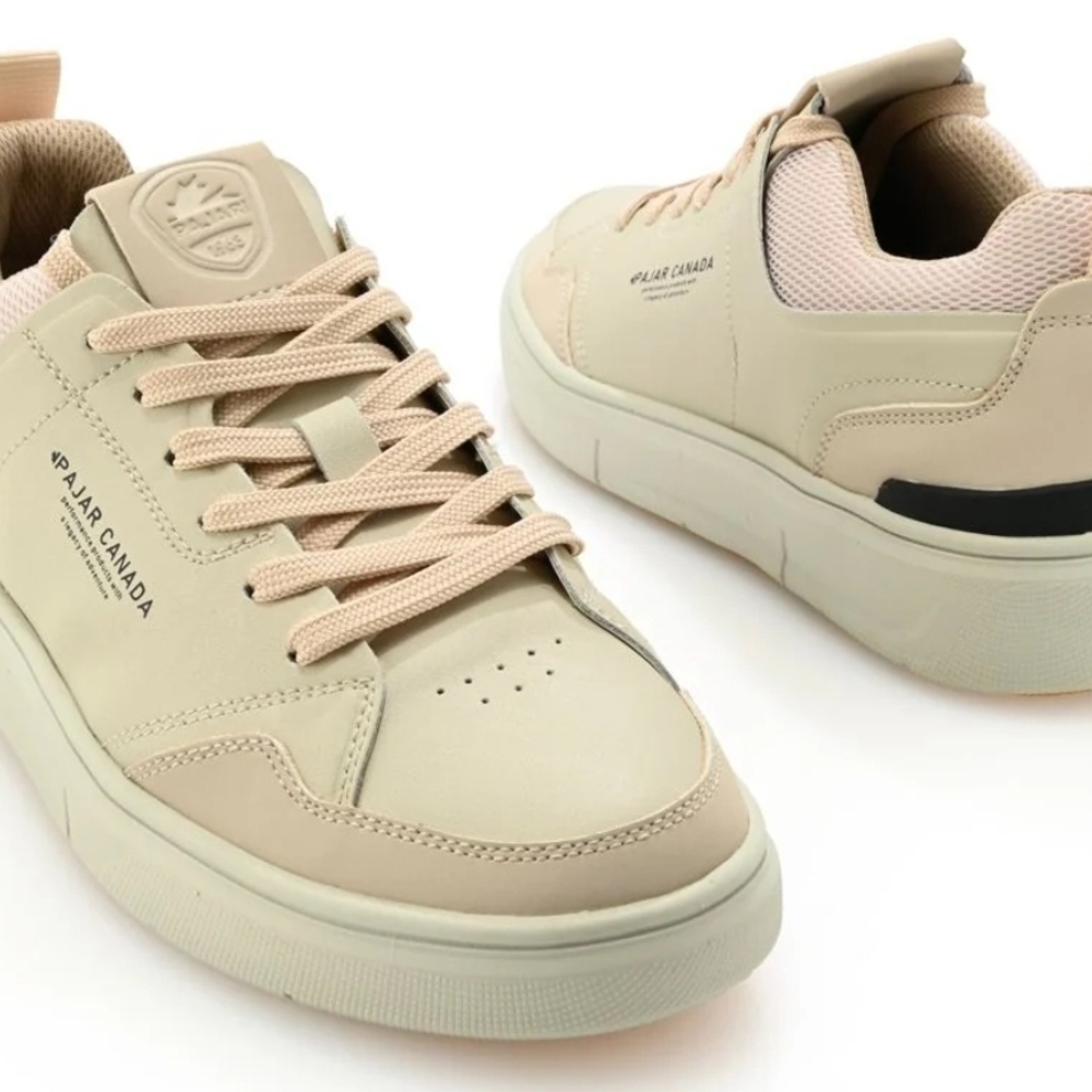 Pajar Orah Light Nude Low Top Comfort Walking Shoes Size 8 Womens